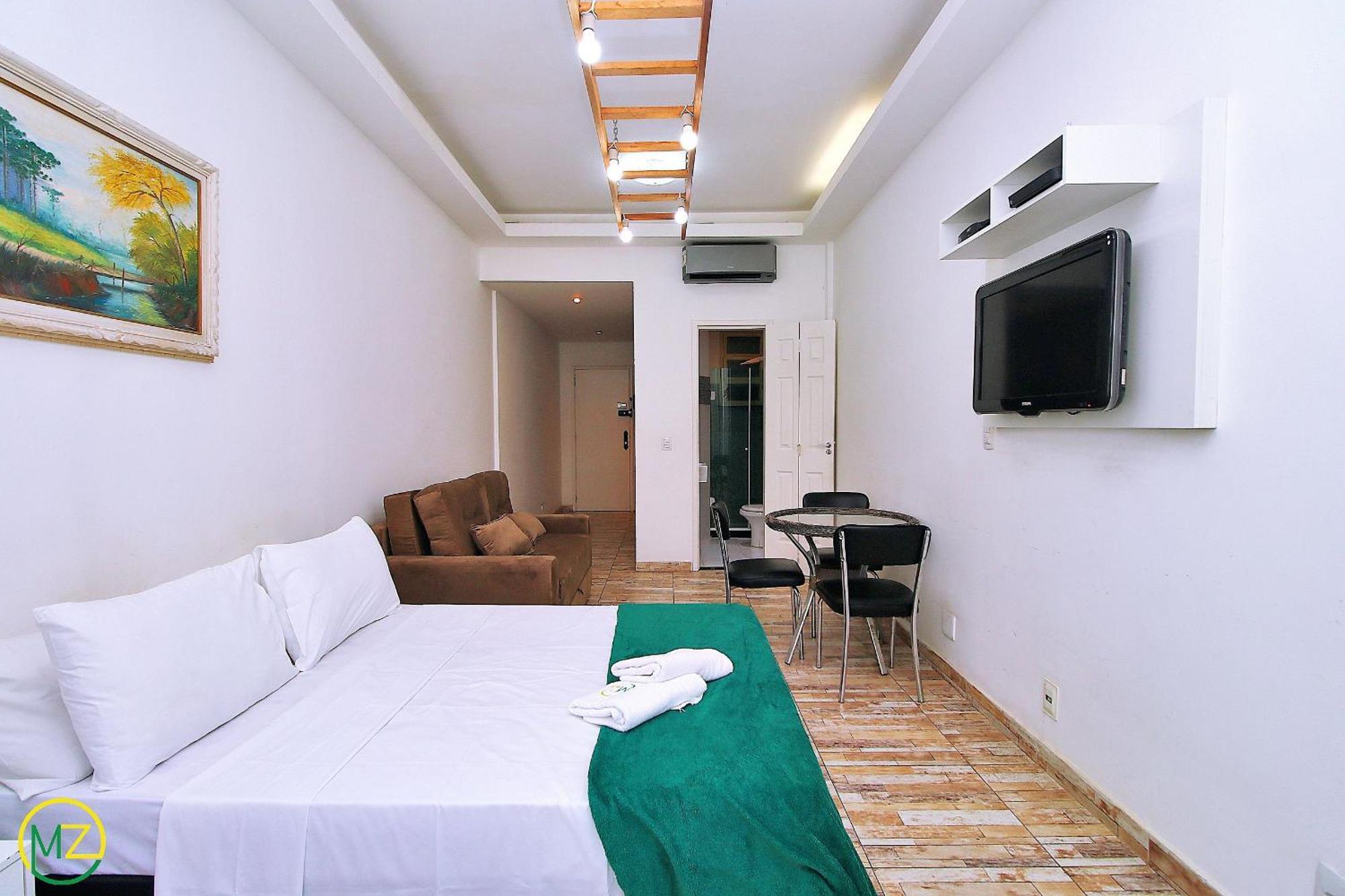 Studio Para 4 Pessoas Com Vista Mar Em Copacabana 리오데자네이루 외부 사진